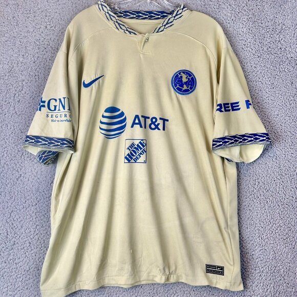 Nike Drifit Advance Club America 2022-23 Mens Home Jersey Size XL Futbol Swoosh - Picture 1 of 6